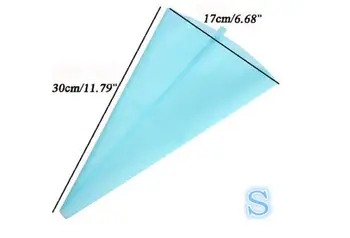 

30CM Silicone Pastry Bag Bake Dessert Decorator Cake Art Decorating Tool
