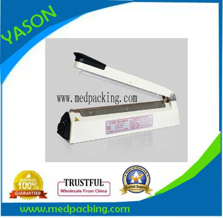 

2" 100mm Package Hand Impulse Heat Sealing Plastic PP/PE Poly Bag Closer Sealer  machine with sealing length 200mm   YS419Z