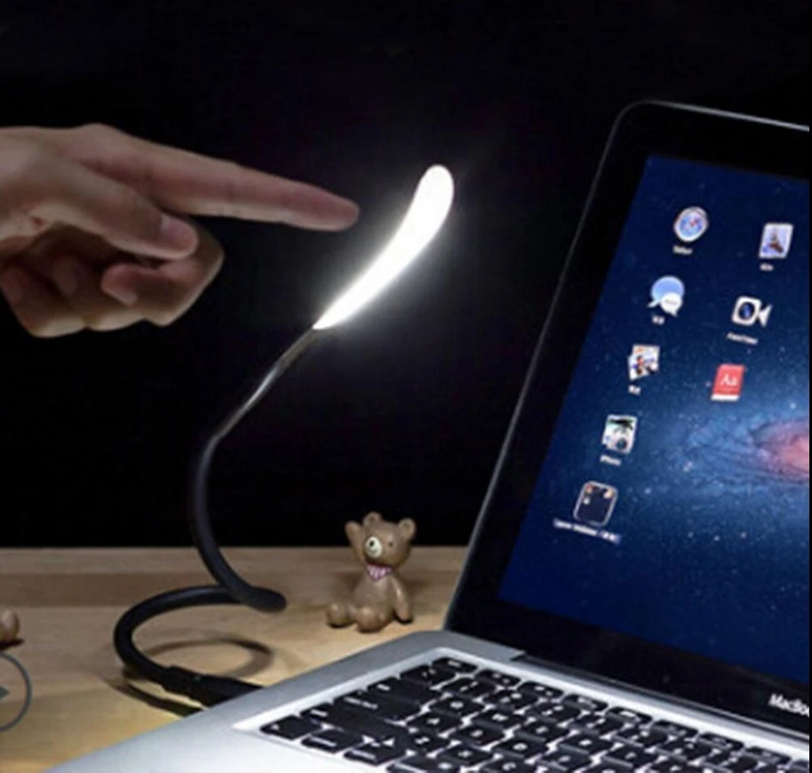 Flexible USB LED Night Light Mini Lamp For Computer Keyboard Notebook Laptop PC 20pcs/lotin USB