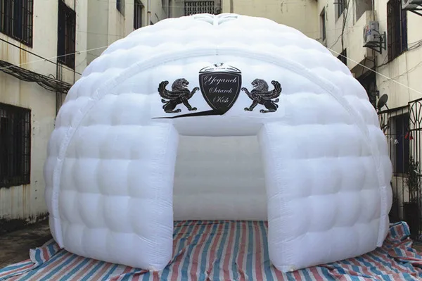 

Free shipping diameter 6m height 4m inflatable dome tent