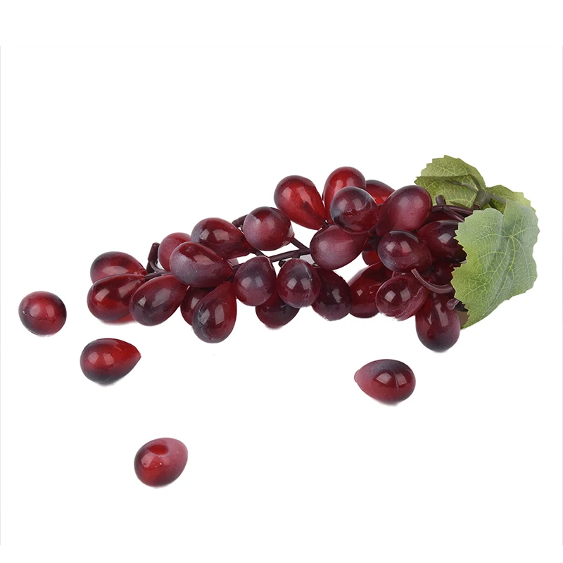 CSS фиолетовый мягкий пластиковый искусственный виноград кластер фруктовый Декор