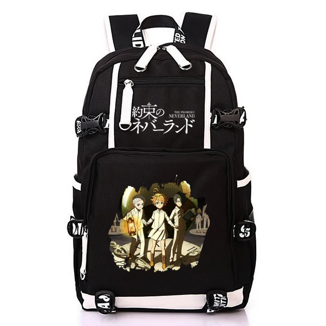 Аниме The Promised Neverland Yakusoku no Norman Emma Ray рюкзак для косплея на плечах Студенческая