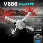 Save 27.98 on WL Toys Can See Live Video V686G 5.8G FPV 4CH 6 Axis Drone RC Helicopter Quadcopter with HD Camera RTF VS JJRC H9D H8C V666 CX20