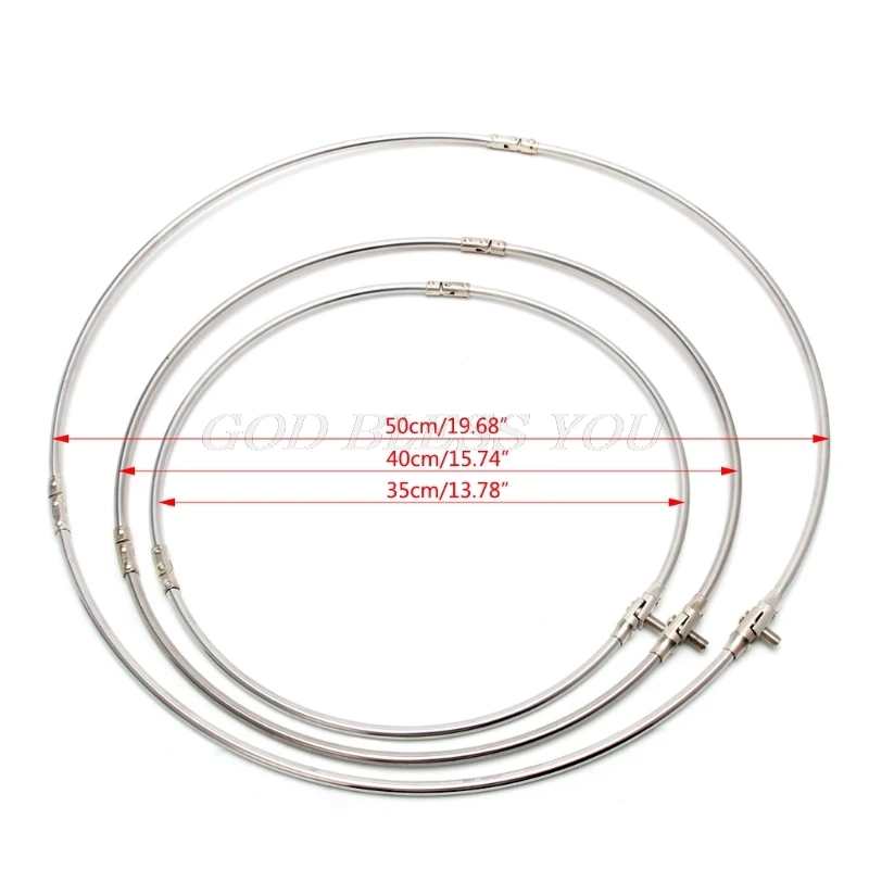 3 размера, нержавеющая сталь, рыболовная Складная сетка, круглая головка, Dipnet, снасти, аксессуары, новинка