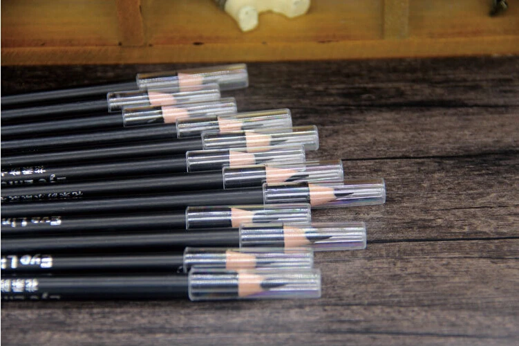 3pcs\\lot Hot Sale Waterproof Eye Liner Black Eyeliner Pencil Women Lady Pro and Home Use Makeup Cosmetic Pen B458