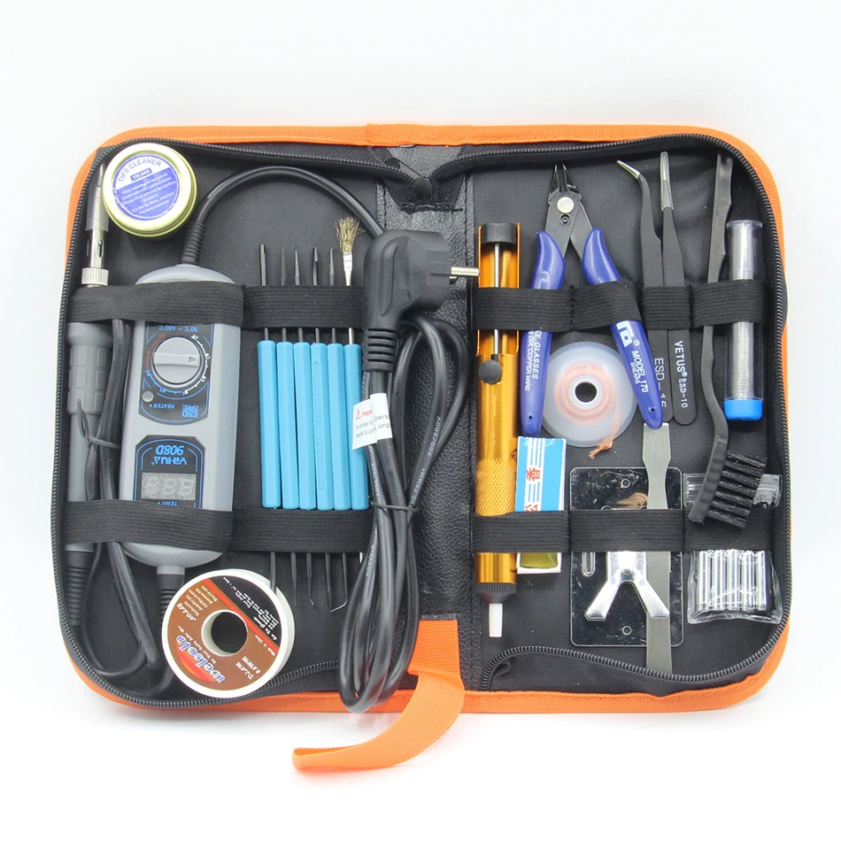 

YIHUA 908+ 908D 60w Electric iron soldering station portable soldering iron station