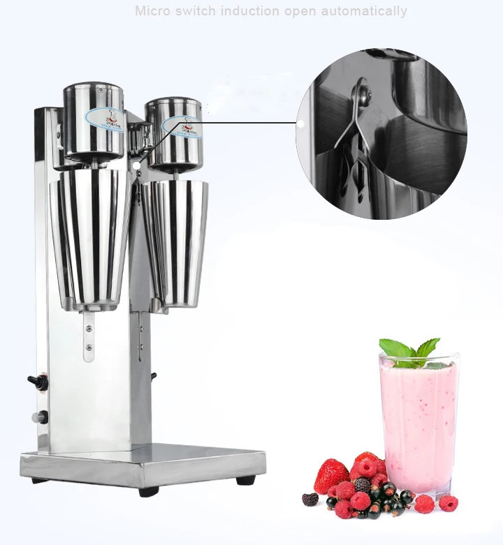 Commercial milk tea mixer Double head milkshake machine Drink Mixer Blender milk shaker Milk bubble mixing machine