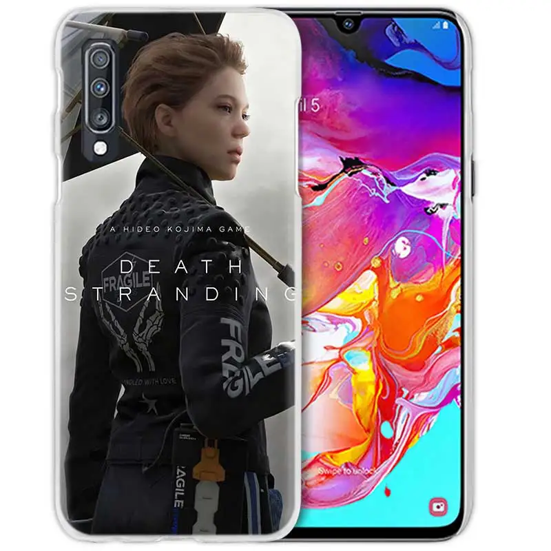 Death Stranding чехол для samsung Galaxy A50 A70 A20e A40 A30 A20 A10 A8 A6 плюс A9 A7 жестркий Прозрачный поликарбонатный чехол-портмоне для телефона чехол - Цвет: 01