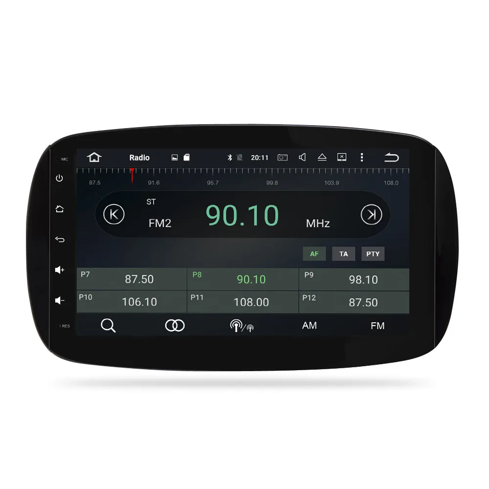 Cheap Android 9.0 Car Radio Multimedia For Mercedes Benz Smart Fortwo C453 A453 W453 2015-2018 DVD Player GPS Navigation Video Stereo 3