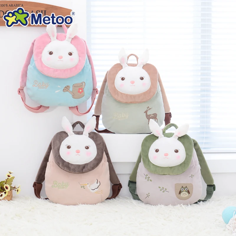 Metoo Backpack Dolls Tiramitu Rabbit Children's Backpack Stuffed Toys