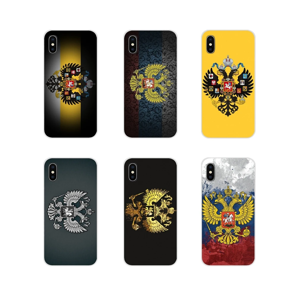 

Accessories Phone Cases Covers Russian coat of arms Flag For Huawei Mate Honor 4C 5C 5X 6X 7 7A 7C 8 9 10 8C 8X 20 Lite Pro