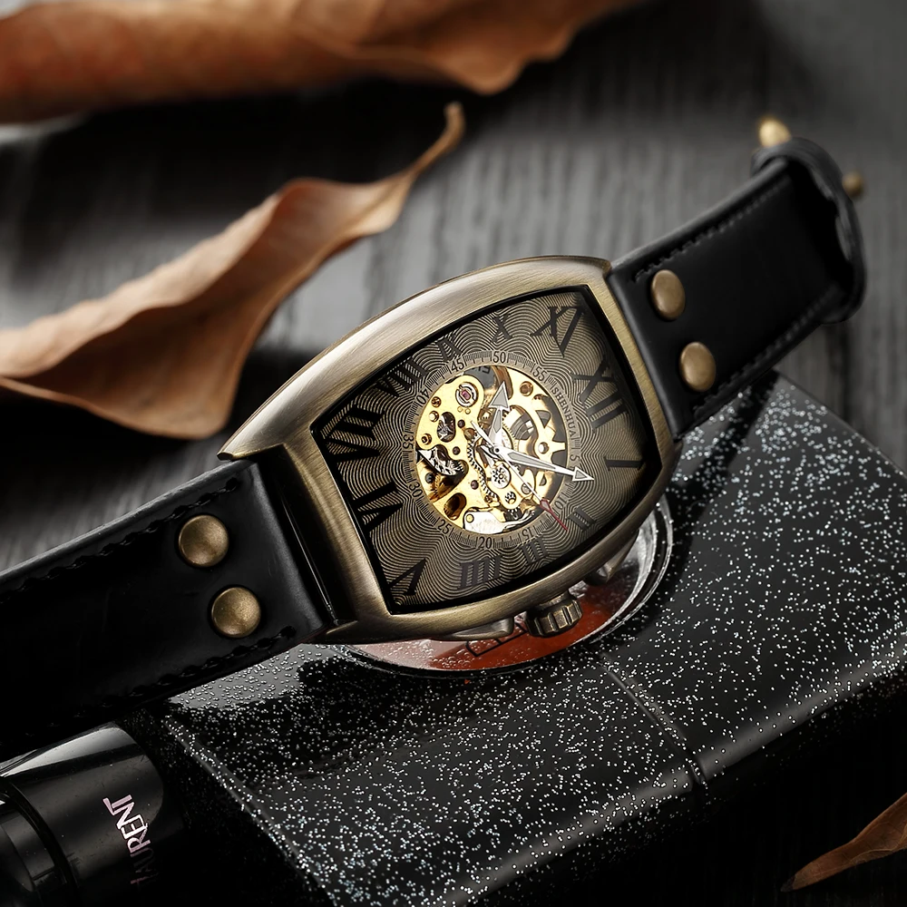 Shenhua 2019 vintage relógio automático masculino relógios