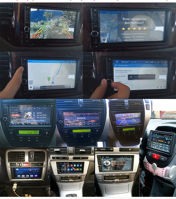 " 2Din 1024*600 Android 10,0 Автомобильный Кран ПК планшет 2 din универсальный для Toota gps навигация BT радио стерео аудио плеер(без DVD