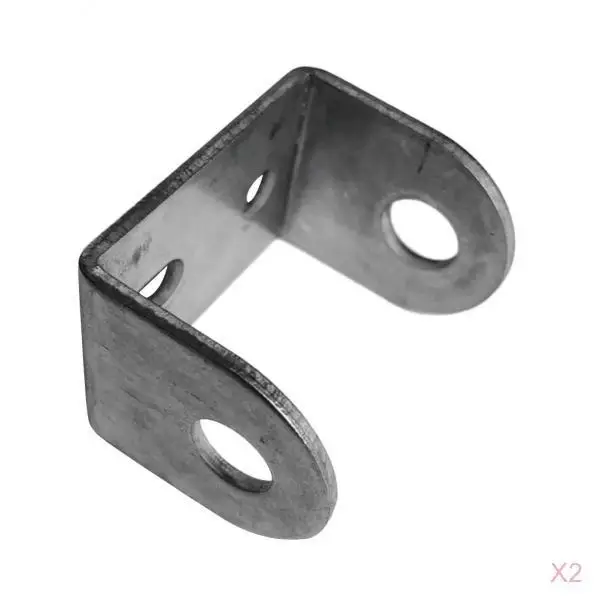 2 Pieces Durable Stainless Steel Kayak Canoe Inflatable Boat Fishing Raft Rudder Mount Bracket Spare Parts Gear Kit