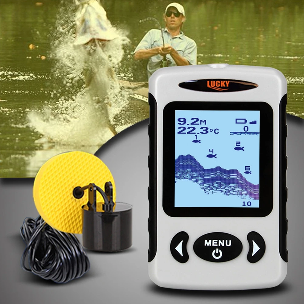 

Fish Finder Wired Sonar Sensor Transducer Detector for Fishing