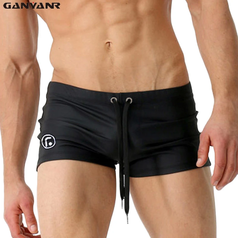 Short De à Séchage Rapide Pour Homme Vêtement Sexy Bermuda De Jogging Gray Or - Sport