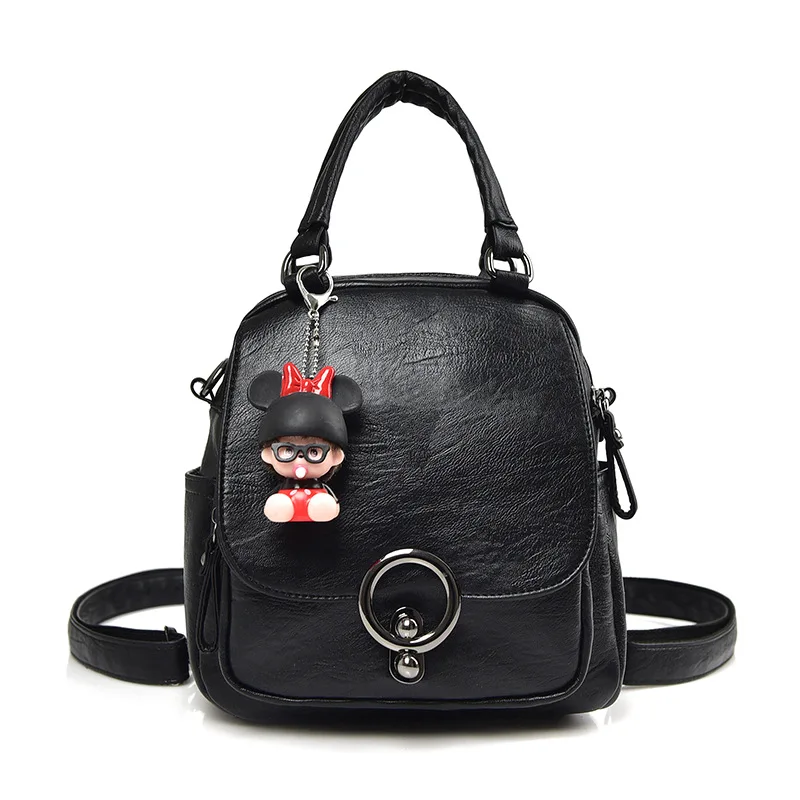 

2018 Famous Casual Soft and Comfortable Bag Cute Cartoon Pendant Multi-function Fashion Backpack Luxurious TOP-handle Backpack