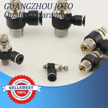 

6PCS L Type Throttle Valve MJSC 4-m5/12-04 Throttle Valve