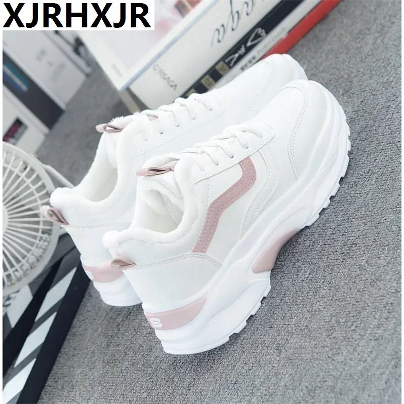 

Women Sneakers 2019 Fashion Casual Shoes Woman Comfortable Breathable White Flats Female Platform Footwear Chaussure Femme
