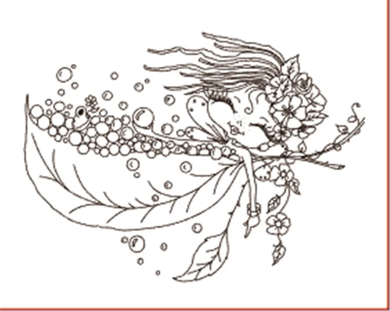 

10x8 Mermaid Transparent Clear Stamps for Scrapbooking for DIY Card Making Cutting Crafts Stencil
