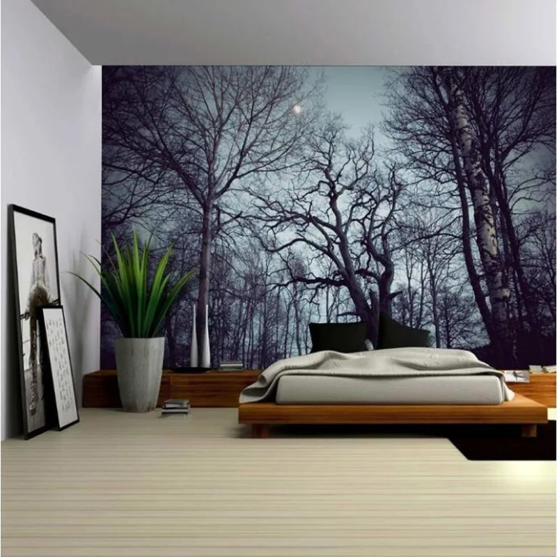 2018 New CUSCOV The scenery beautiful Hanging Wall Tapestry Hippie Retro Home Decor Yoga Beach Towe