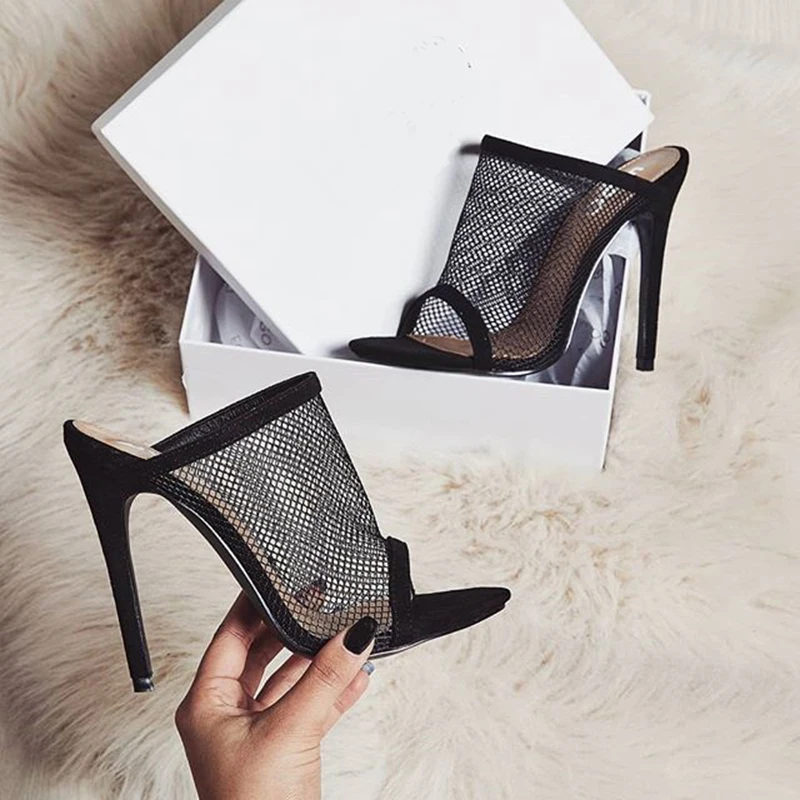 Mesh Sexy High Heels Open Toe Breathable Fetish High Heels Party Wedding Slip on Women Shoes цена Mesh Sexy High Heels Open Toe Breathable Fetish High Heels Party Wedding Slip on Women Shoes цены онлайн