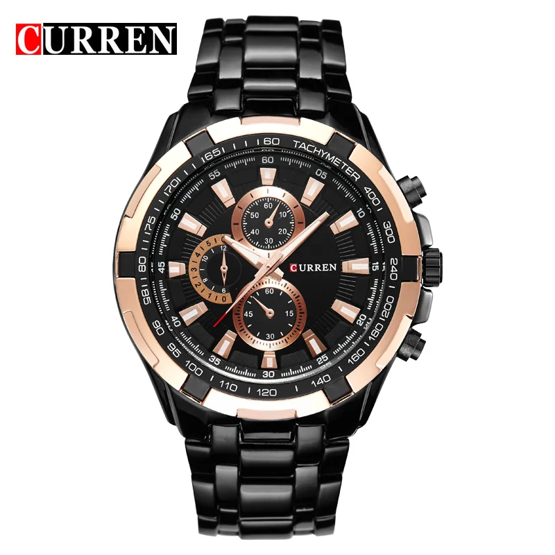 

Relogio Masculino CURREN Top Brand Luxury Mens Watches Men Military Sport Clock Chronograph Wrist watch Leather Quartz Watch