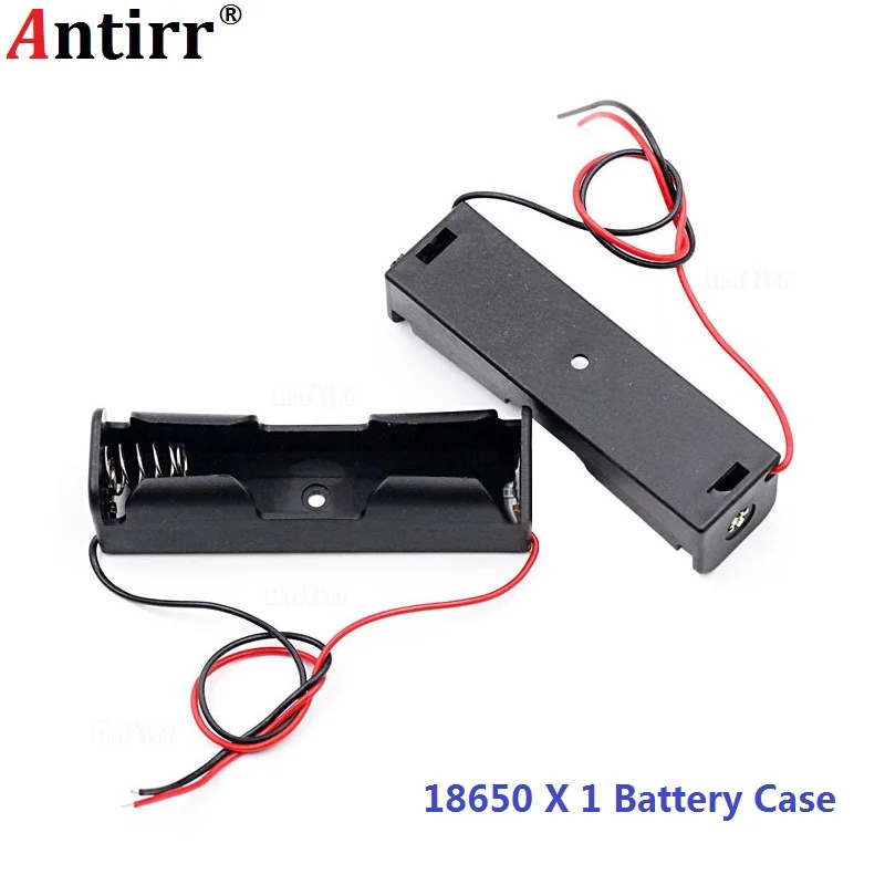 Black 1x 18650 3.7V Battery Storage Box Case 1 Slot Way DIY Mobile