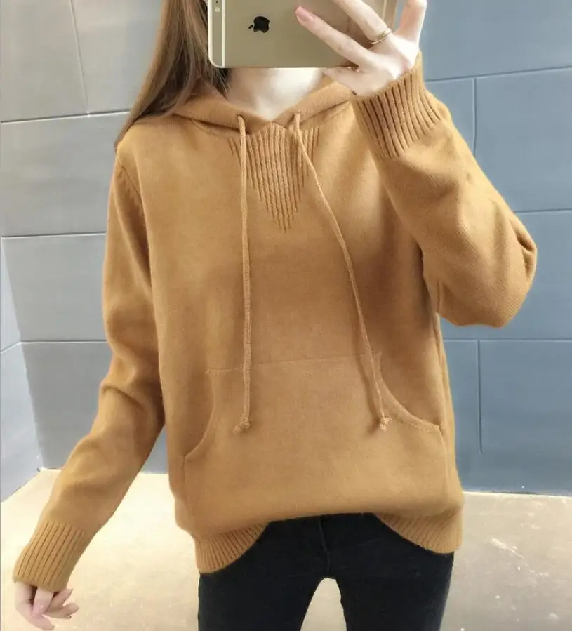 

Multicolor sweater female 2018 autumn explosion sweater coat Korean fashion slim sweater blouse