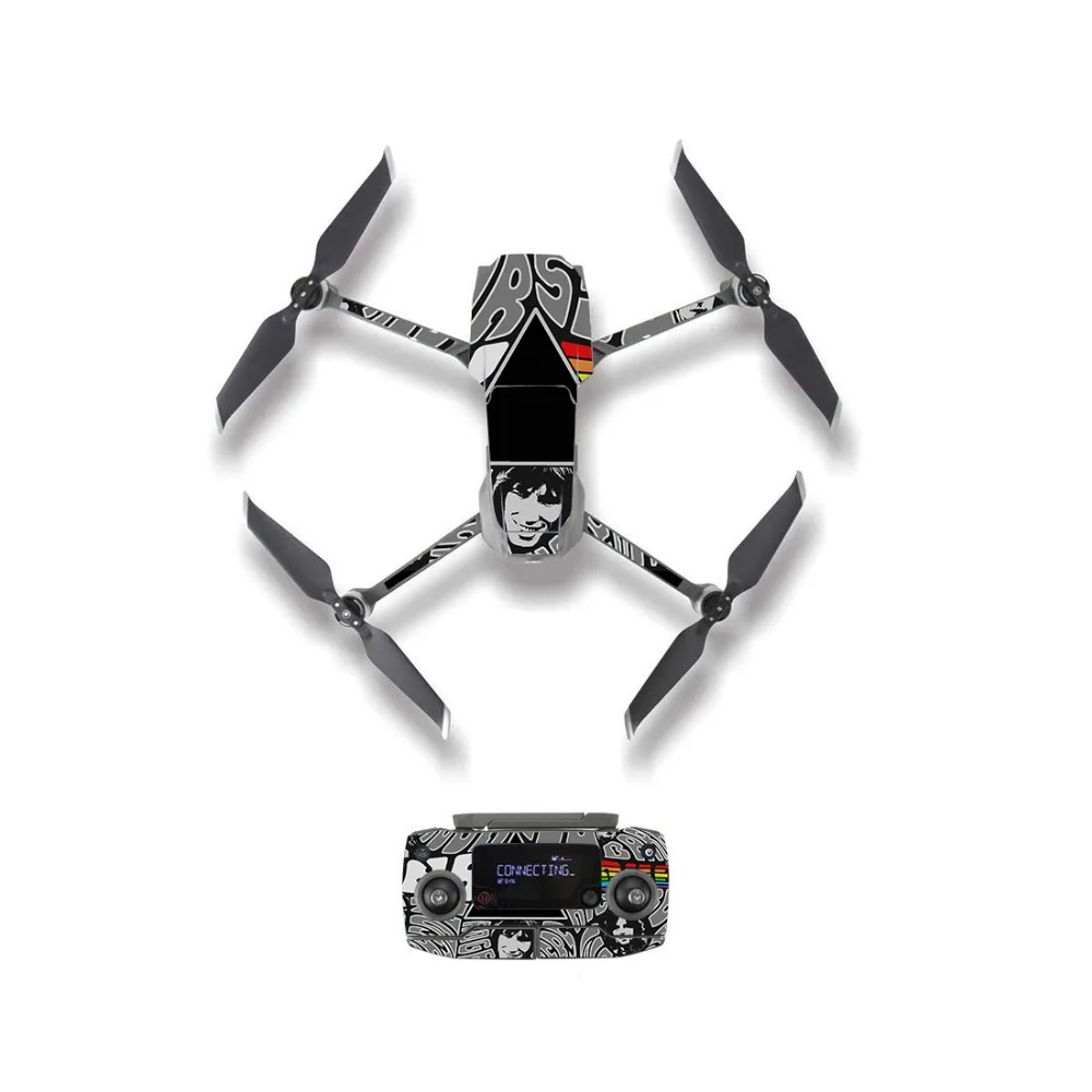 [M20012] стильная наклейка с винтажным рисунком для корпуса дрона DJI Mavic 2 Pro и Zoom
