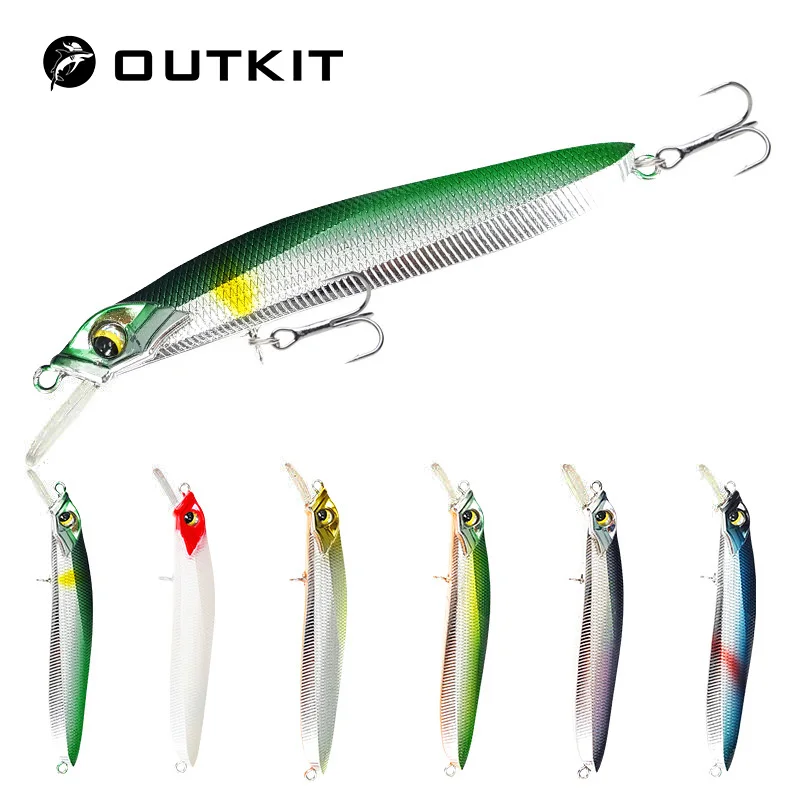 OUTKIT рыболовная приманка 1 шт. Лазерная блесна 8 г 10 см вобблинг плавающая на