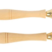 28 шт./14 пар/лот, Деревянный Звук столкновения, колокольчик, Игрушечные музыкальные инструменты, детский сад игрушки, Ранние развивающие игрушки, 13.5x3.5 см