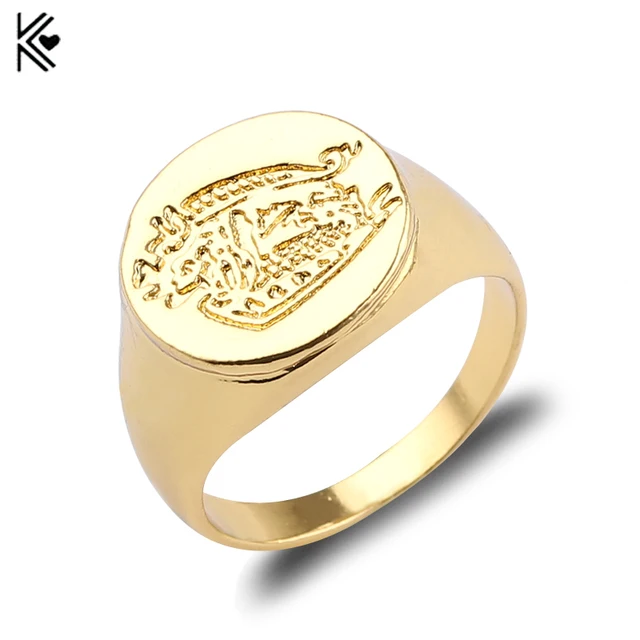Kingsman Il Segreto Servizio Personalizzato Signet Anelli Per Le Donne Degli Uom Kingsman Il Segreto Servizio Personalizzato Signet Anelli Per Le Donne Degli Uom