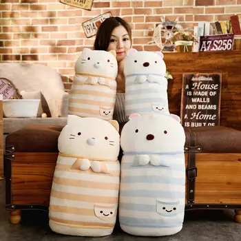 

45-60Cm Down Cotton Sumikko Gurashi Corner Creature Cute Cat Plush Toy Big Size Japan Popular Anime Gift For Kids Baby