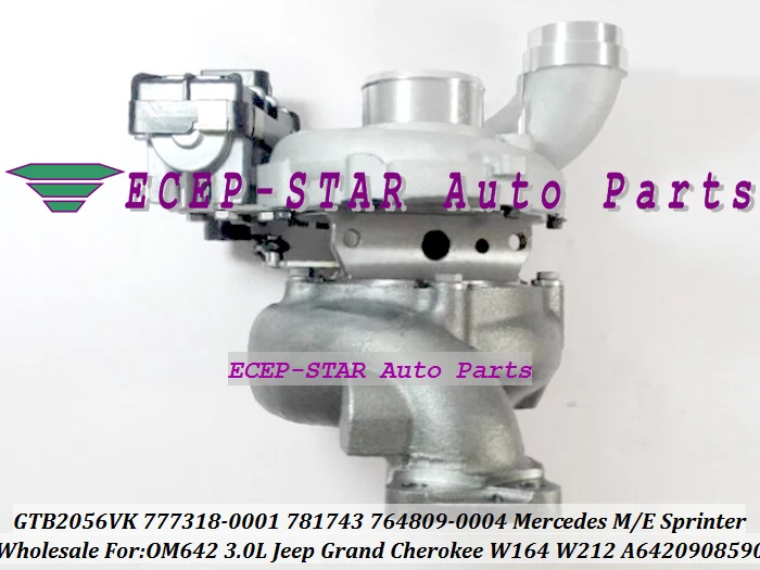 GTB2056VK 777318-5001S 781743-5001S 764809-0001 A6420908590 For Mercedes Benz M-E-Class W164 W212 Sprinter II 219CDI Jeep Grand Cherokee OM642 3.0L - (4)