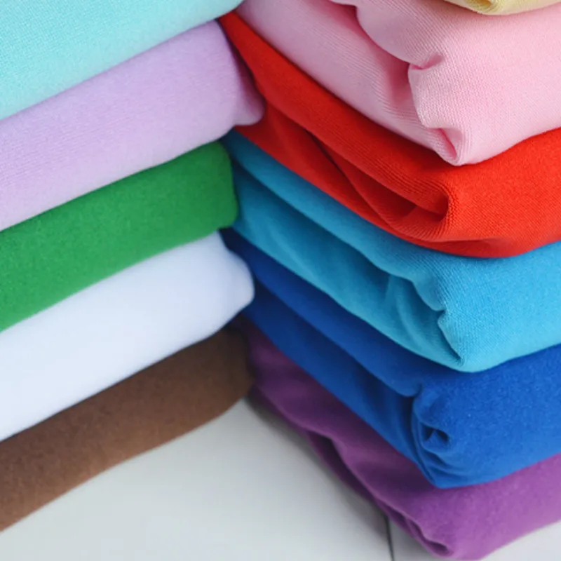 Микро-волокно лайкра спандекс стрейч трикотажная ткань купальник Zentai плотный латинский танец костюм ткань