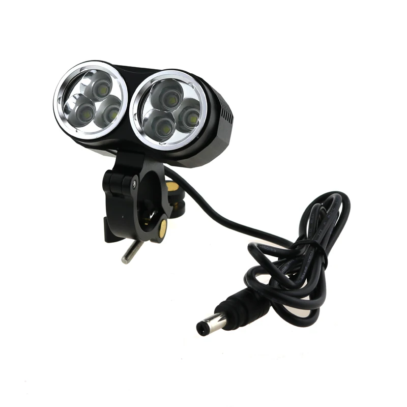 Flash Deal Bicycle Light 8000 Lumens 6T6 6xCREE XM-L T6 LED Bike Frame Light With Aluminum Metal Clips Mount Holder Cycling Flashlight 3