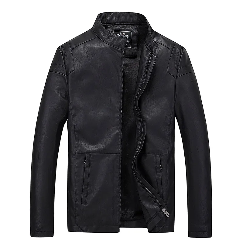 

Super explosion models autumn and winter new leather youth handsome men's jacket Slim fashion wallet