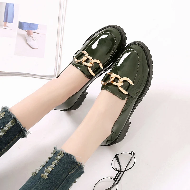 Женские туфли-оксфорды с острым носком; Цвет Черный; классическая брендовая повседневная обувь для женщин; удобная женская обувь без застежки на плоской подошве; цвет золотистый, зеленый