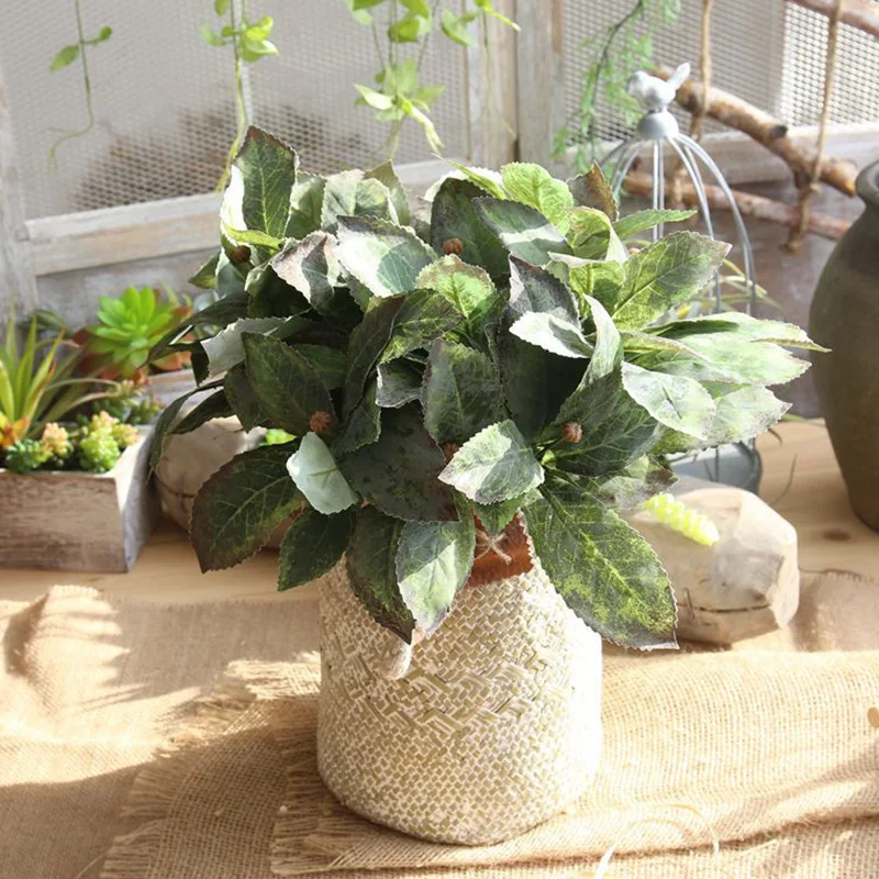 Fake Flowers leaves Silk Loquat Leaf Artificial Flowers for Home Garden Decoration Wedding Party Supplies Decorative Floral Fake Flowers leaves Silk Loquat Leaf Artificial Flowers for Home Garden Decoration Wedding Party Supplies Decorative Floral