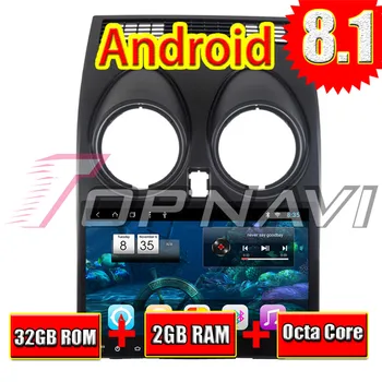 

Topnavi 9" Android 8.1 Car PC Multimedia GPS for Nissan Qashqai 2007 2008 2009 2010 2011 2012 2013 Audio Stereo NO DVD Octa Core