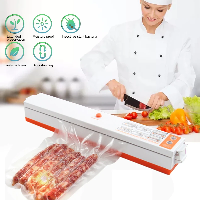 100 шт. кухонные вакуумные пакеты для пищевых продуктов|Целлофановые и