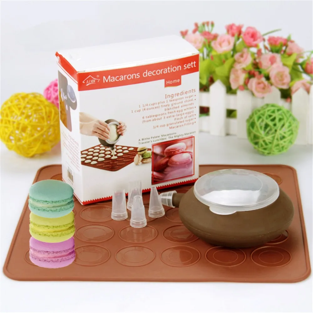 Hot Diy Macaron Kit Cake Mold Decoration Set 30 Holes Hot Diy Macaron Kit Cake Mold Decoration Set 30 Holes