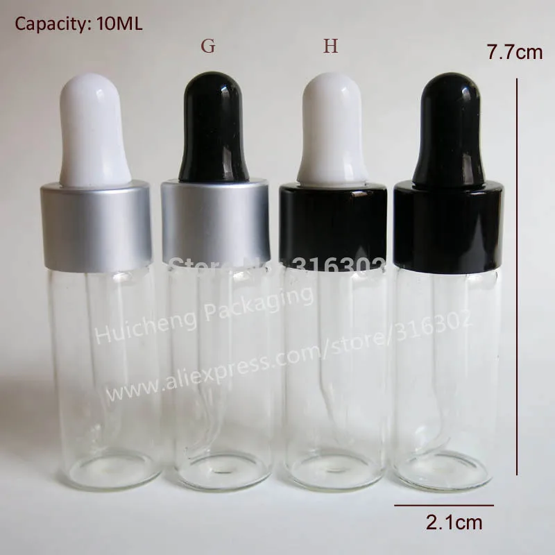 Free shipping 50 LOT 15ml Empty Glass Essential Oil Bottle 15ml Glass Dropper Bottle 10ml is 4