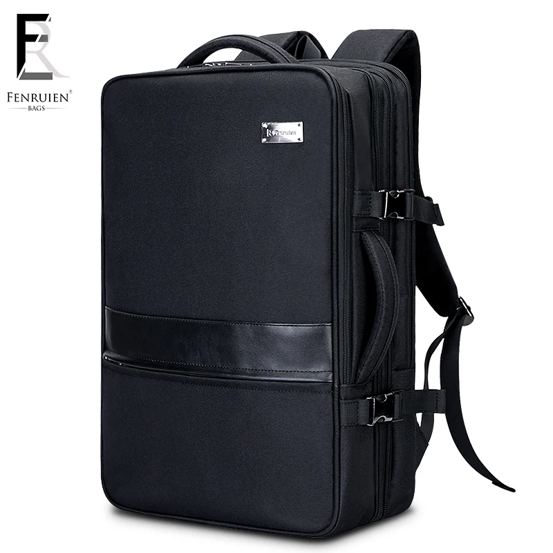 

FENRUIEN 2018 men's business backpack multi-function 17-inch computer backpack large-capacity simple travel travel hand luggage
