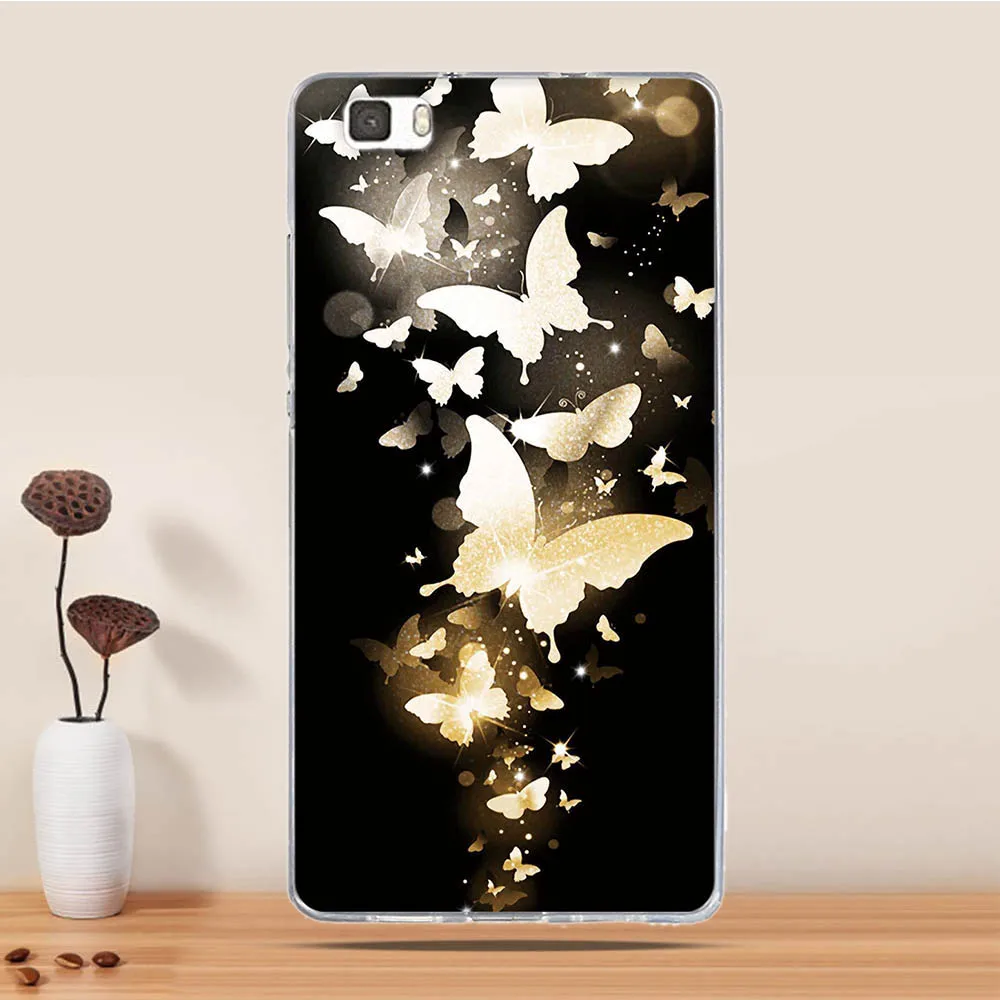 حالة ل كوكه هواوي P8 لايت حالة غطاء سيليكون ل كابا هواوي P8 لايت 2016 ALE-L21 حالة فوندا لهواوي p8 لايت 2015 غطاء