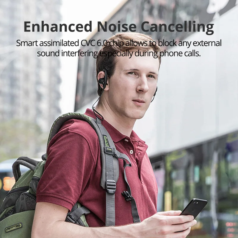 Смарт Bluetooth наушники спортивные музыкальные шумоподавления IPX7 водонепроницаемый бас стерео Открытый HD вызов гарнитуры четыре ядра динамик