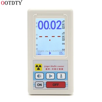 

OOTDTY Counter Nuclear Radiation Detector Dosimeters Marble Tester With Display Screen Electromagnetic Radiation Detectors Tools