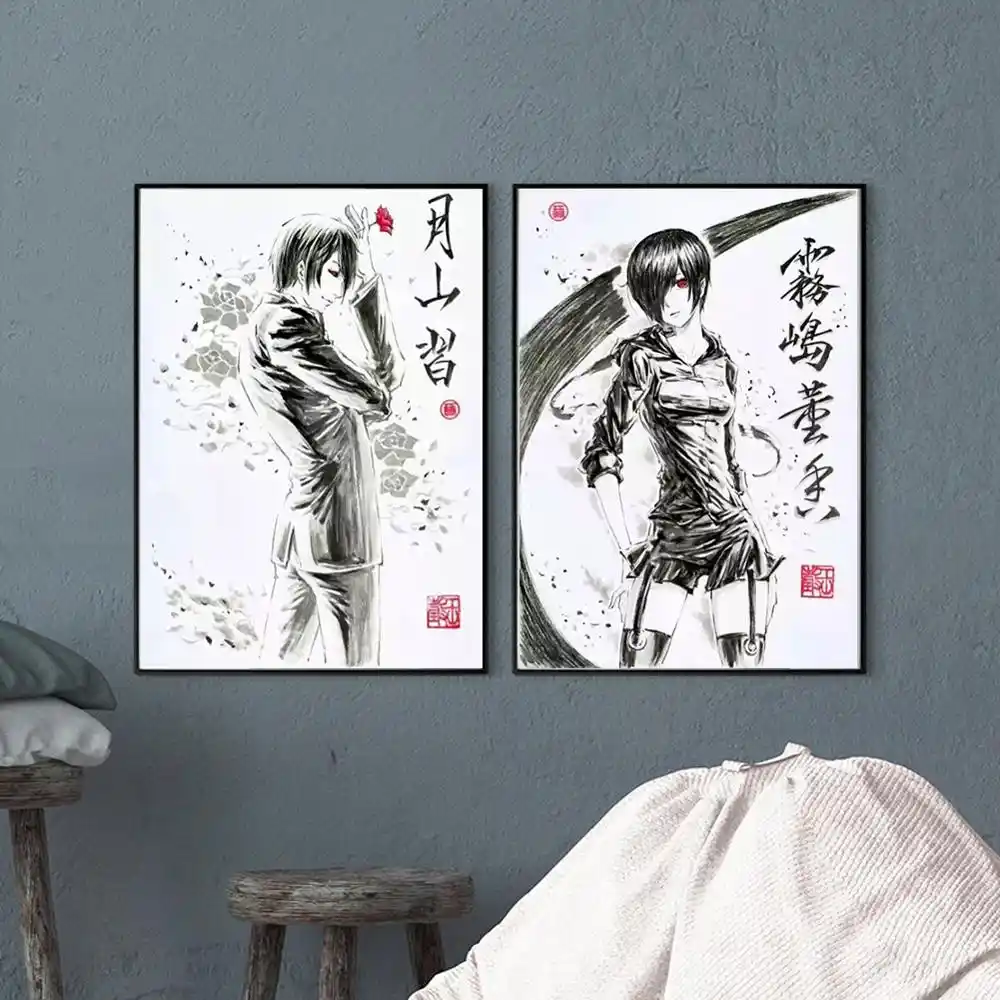 Pencil Sketch Tokyo Ghoul Japanese Anime Comics Poster Decorative