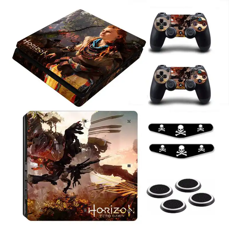 Ps4 ためスリムplaystation4 用スリムコンソールとコントローラーアクセサリー ステッカー Aliexpress